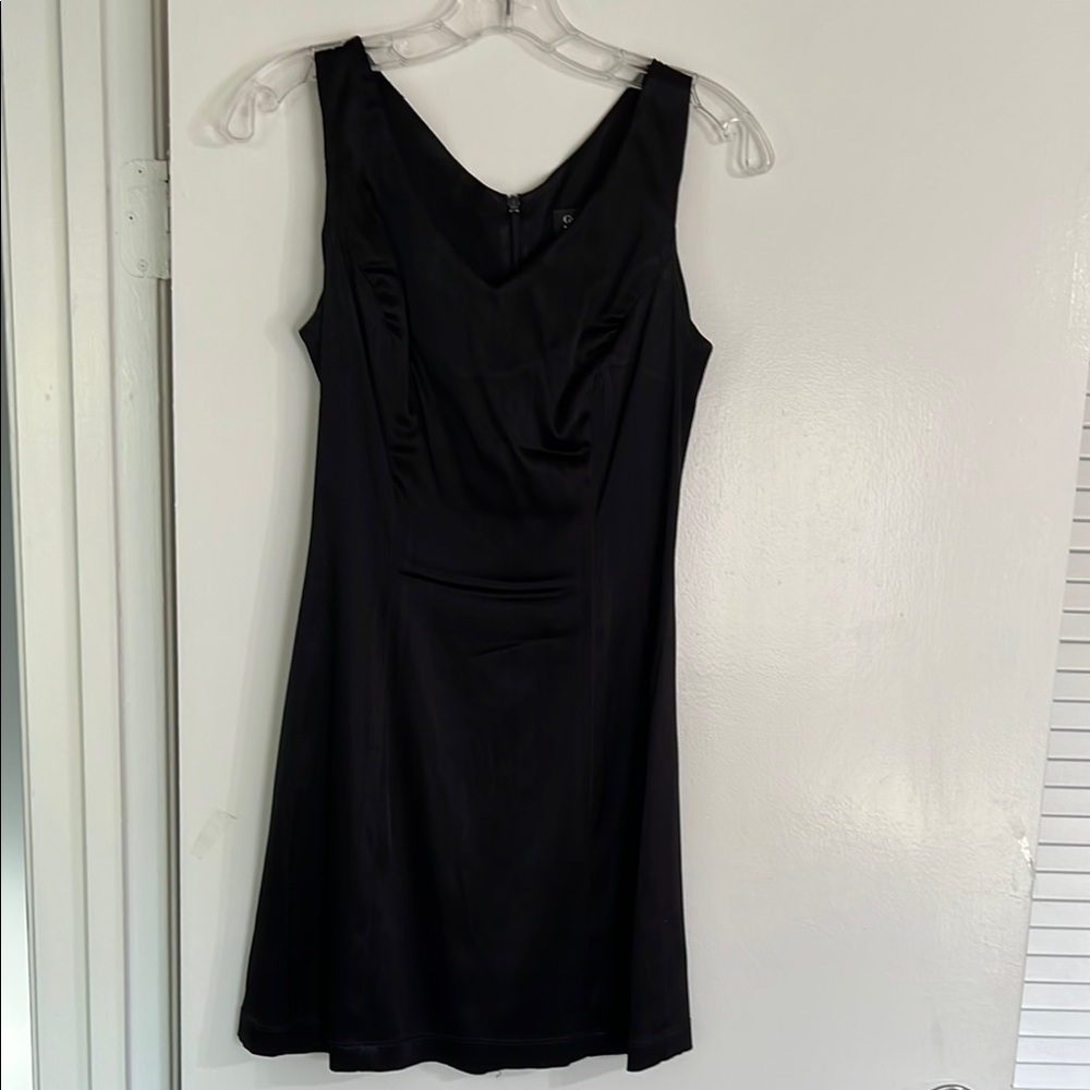 Guess Black Ruched Sheath Mini Dress